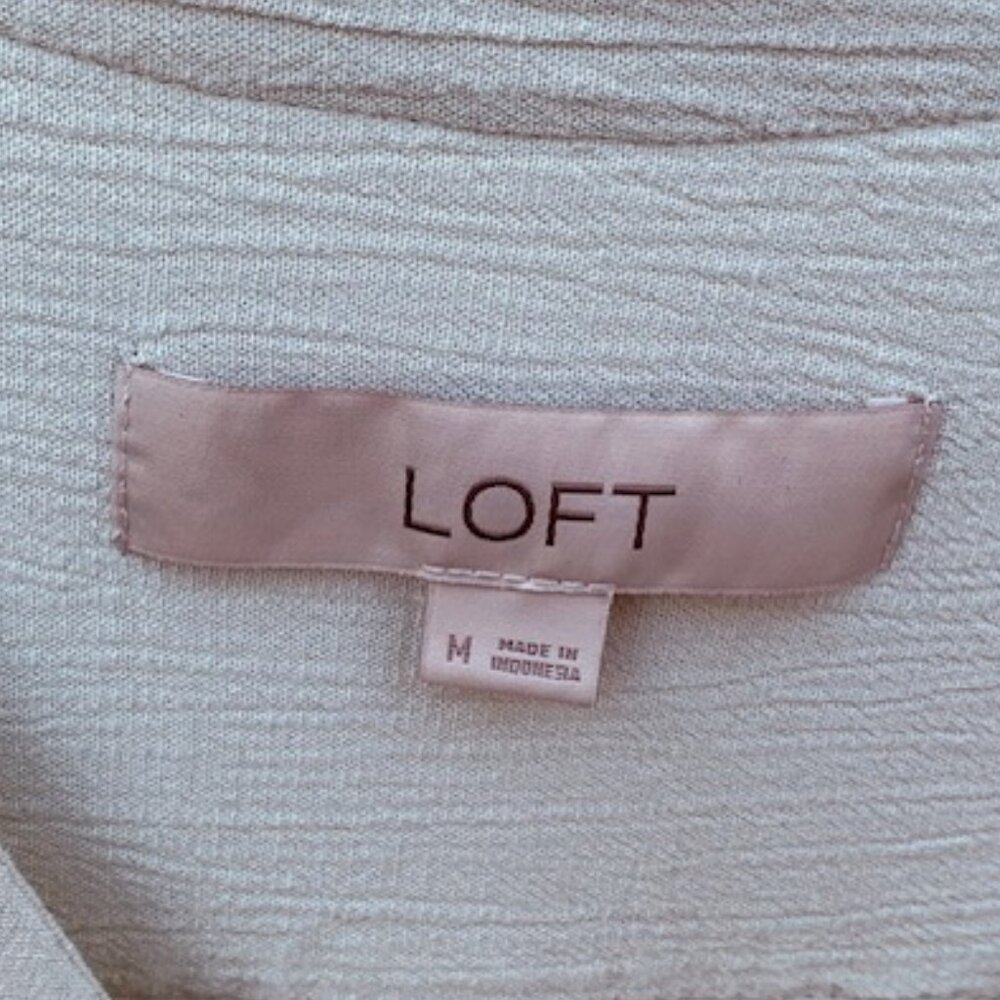 LOFT V-neck blouse - Picture 7 of 8